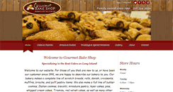 Desktop Screenshot of gourmetbakeshop.com